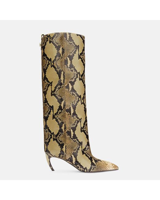 The Attico Green Lea' Boot And Sahara