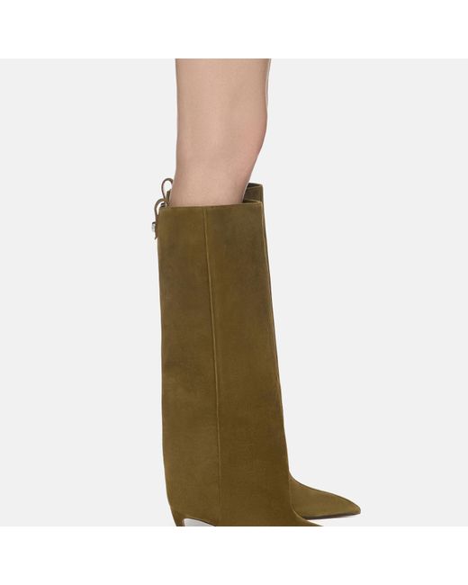 The Attico Green Lea' Boot