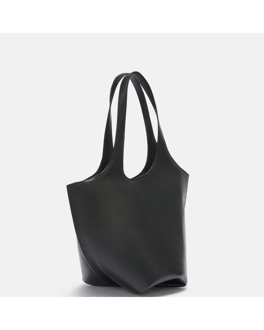 The Attico Black La Scoop' Shoulder Bag