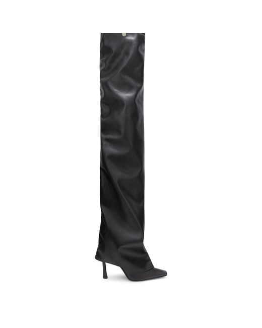 The Attico Black Robin Otk' Thigh High