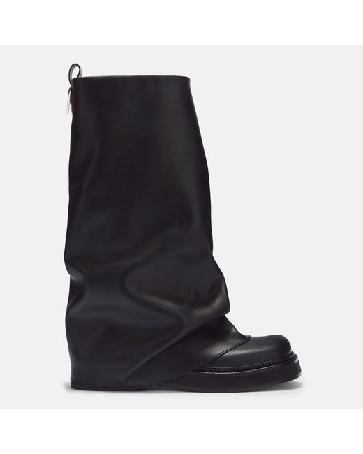 The Attico Black Robin' Combat Boot