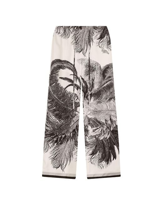 The Attico Gray And Long Pant
