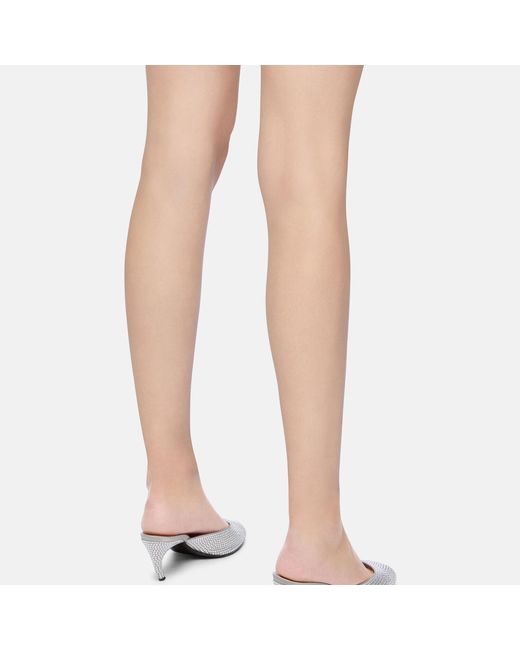 The Attico White Ada' Mule