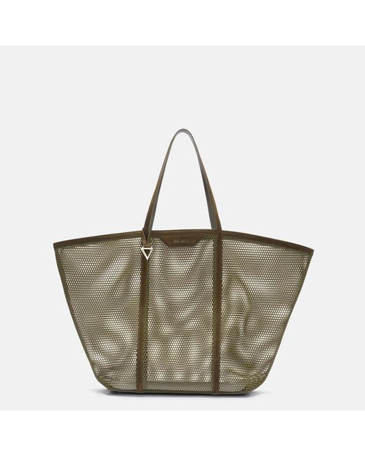 The Attico Green Via Del Mare' Tote Bag