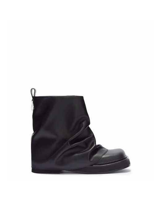 The Attico Black Mini Robin' Combat Boot