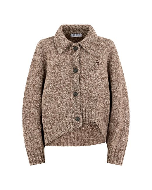 The Attico Brown Dark And Cardigan