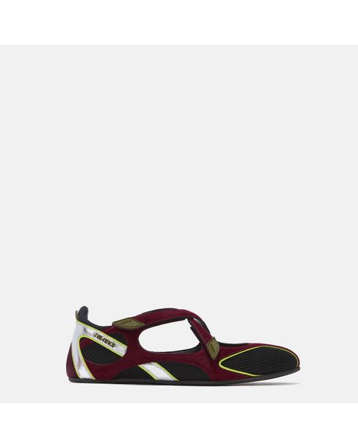 Ballerina Flat 'Floor 01' E di The Attico in Brown