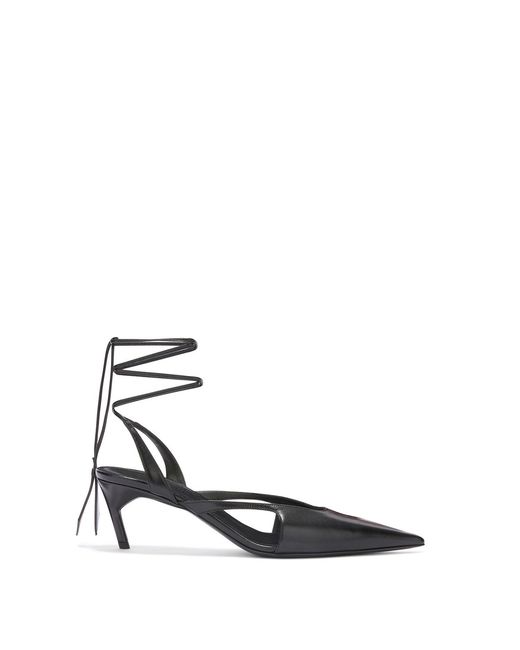 The Attico Black Diane' Slingback