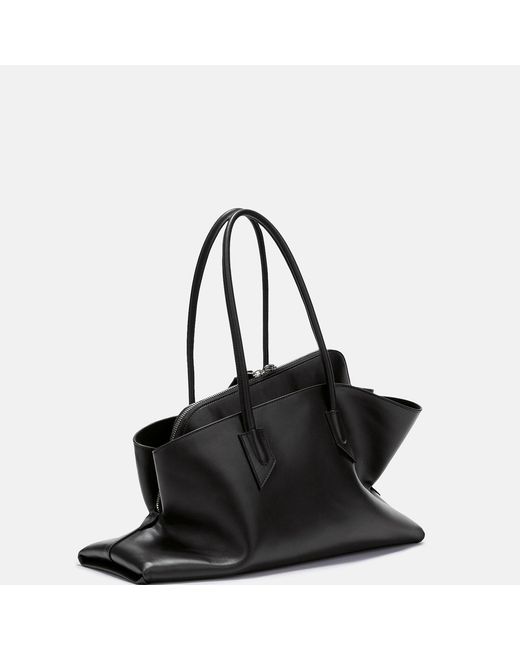 The Attico Black La Passeggiata Medium' Top Handle