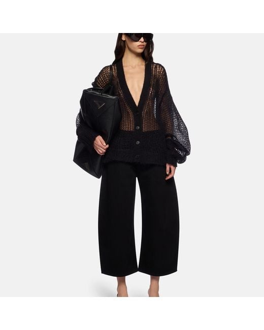 The Attico Black Cardigan