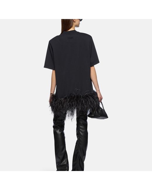 The Attico Black Mini Dress