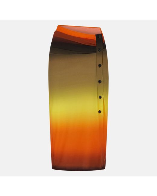 Gonna Midi di The Attico in Orange