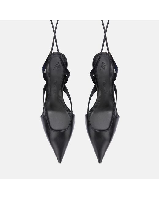The Attico Black Diane' Slingback