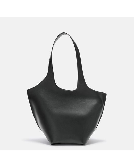 The Attico Black La Scoop' Shoulder Bag