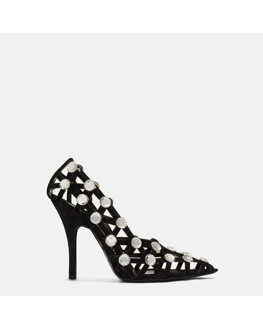 The Attico White Grid' Pump And
