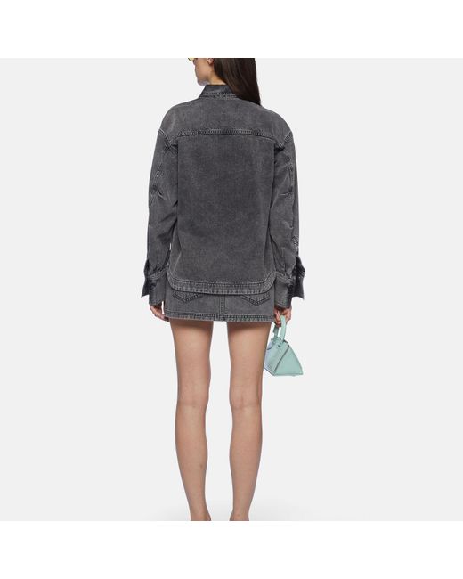 Camicia 'Eliza' di The Attico in Gray