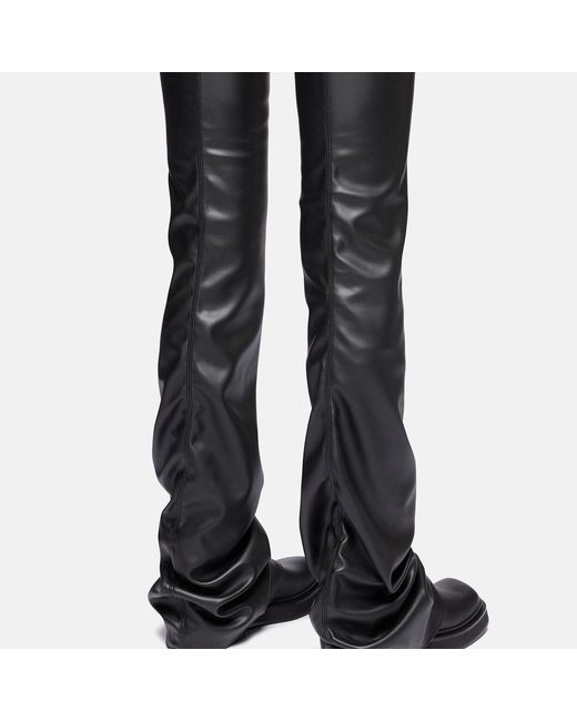 The Attico Black Robin Otk' Thigh High Boot Flat