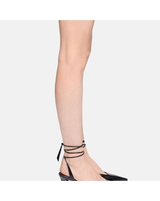 The Attico Black Diane' Slingback
