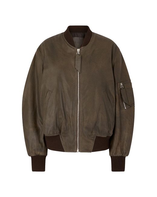 The Attico Brown Lark Pirate 'Anja' Bomber