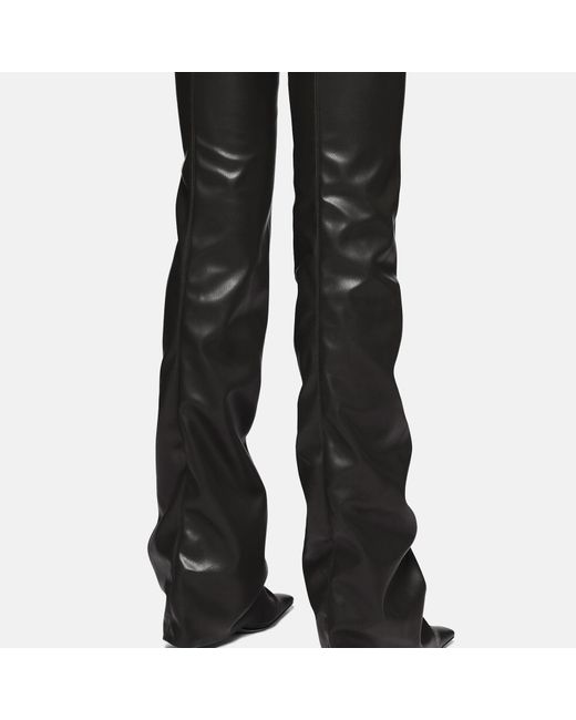 The Attico Black Robin Otk' Thigh High