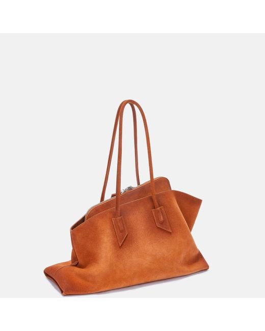 Top Handle 'La Passeggiata Medium' di The Attico in Brown
