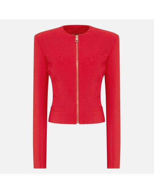 The Attico Red Vibrant Blazer