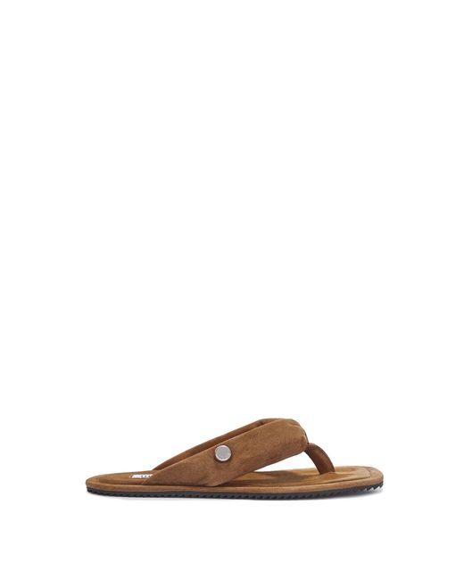 The Attico Brown Indie' Flat Thong