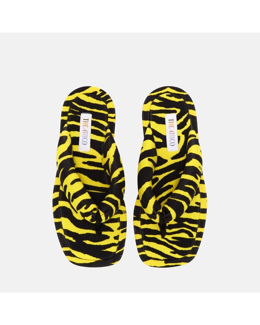 The Attico Yellow Indie' And Flat Thong