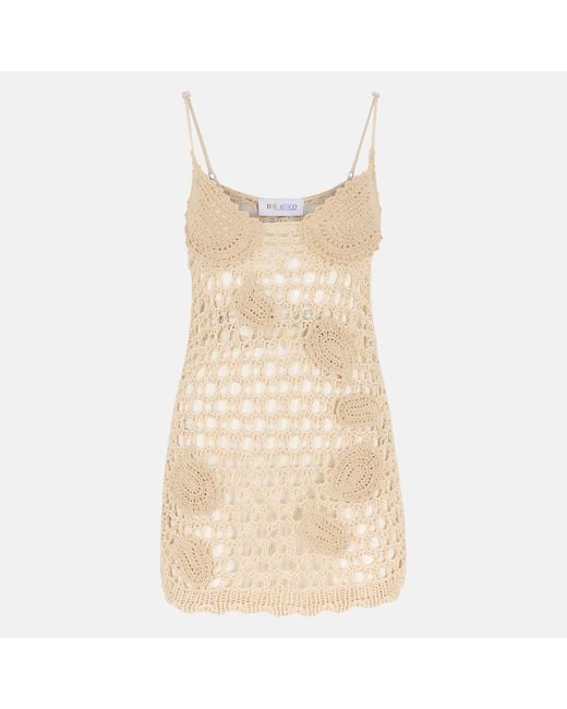 The Attico Natural Mini Dress