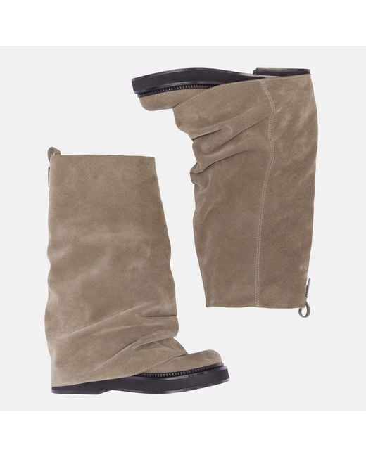 The Attico Brown Robin' Combat Boot