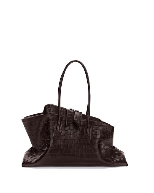 The Attico Black La Passeggiata Medium' Top Handle