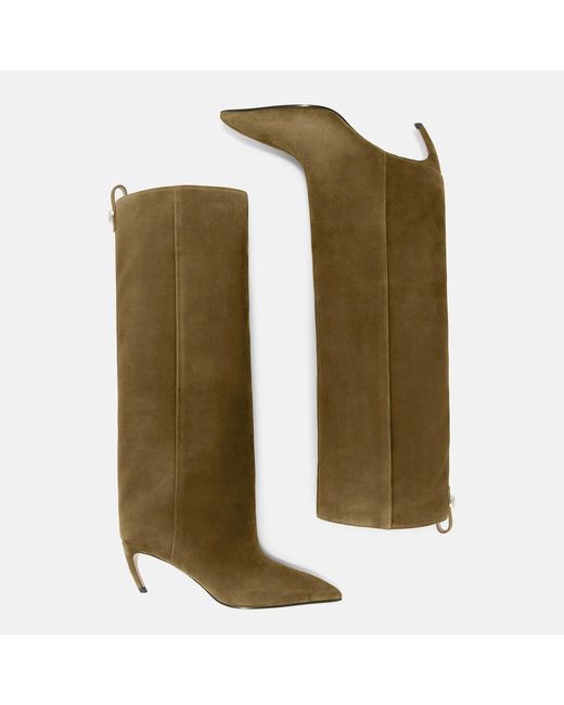 The Attico Green Lea' Boot
