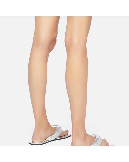 The Attico White Indie' Flat Thong