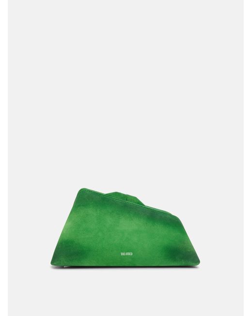 The Attico Green ''8.30Pm'' Dirty Oversized Clutch