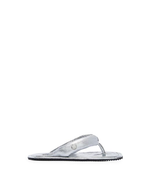 The Attico White Indie' Flat Thong