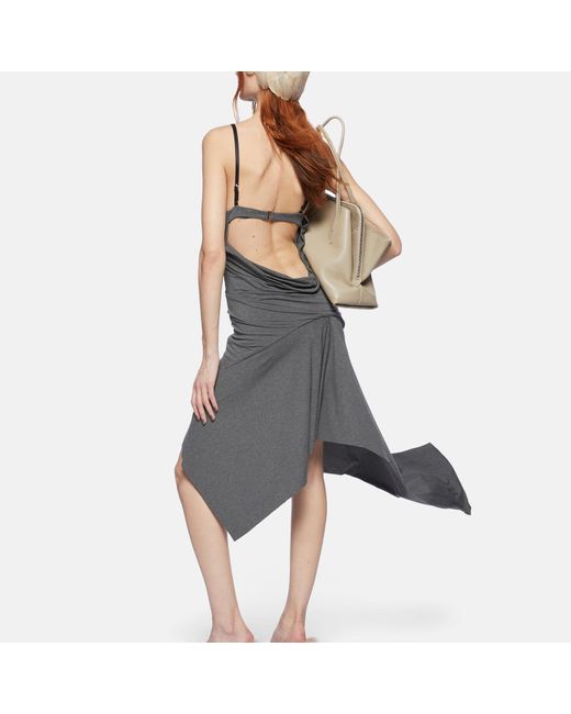 The Attico Gray Dresses Gend