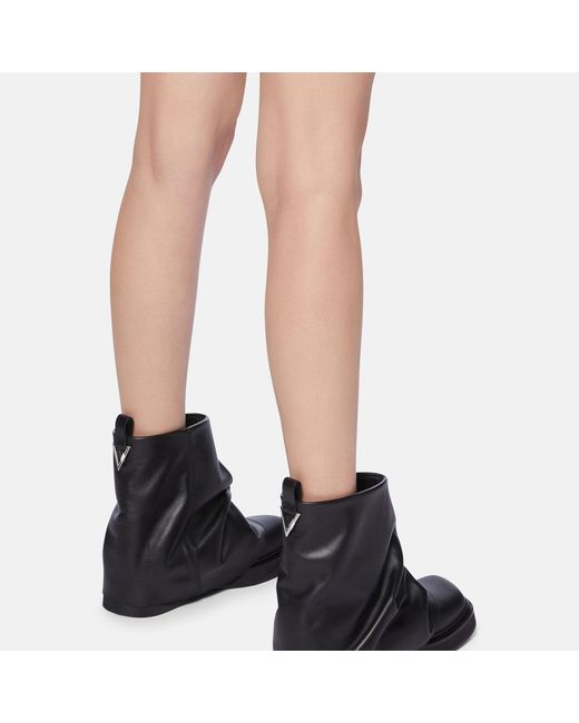 The Attico Black Mini Robin' Combat Boot