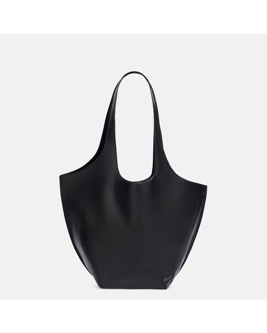 The Attico Black La Scoop Large' Shoulder Bag