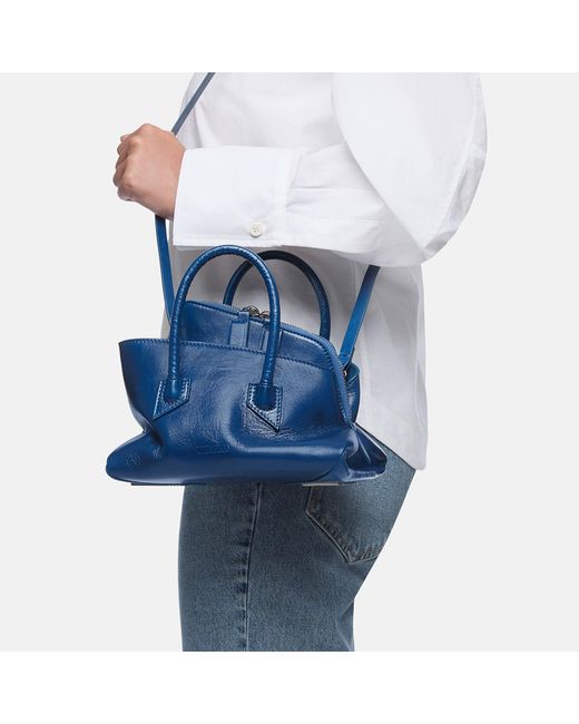 The Attico Blue La Passeggiata Mini' Top Handle