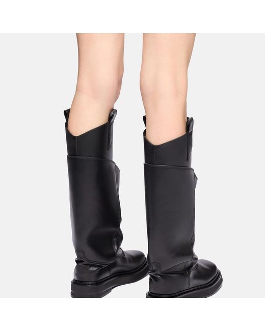 The Attico Black Robin Passeggiata' Combat Boot