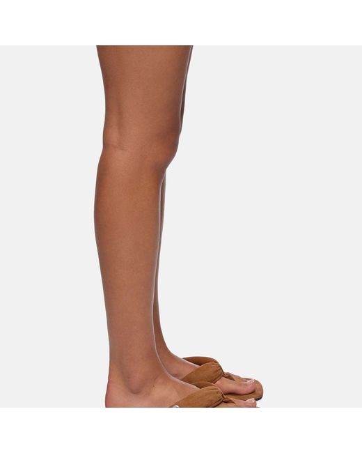 The Attico Brown Indie' Flat Thong