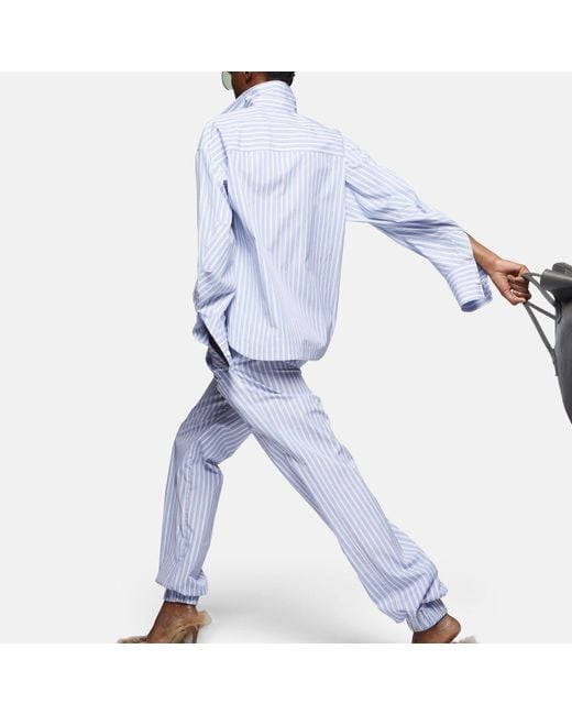 The Attico Blue Pants Gend