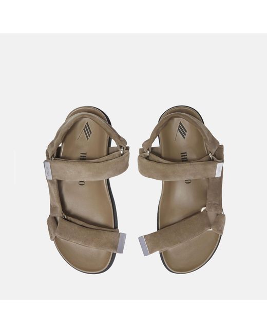 Sandalo Flatform 'Salinas' di The Attico in Natural