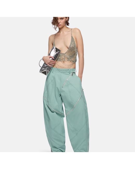 The Attico Blue Pants Gend