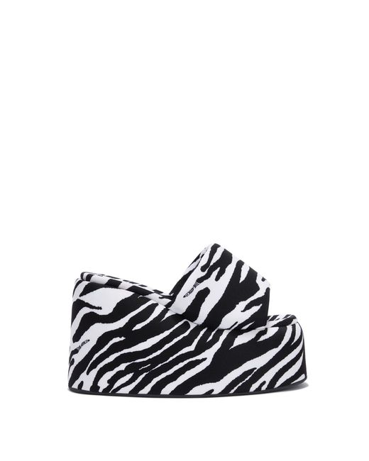 The Attico Black Mochi' And Flatform