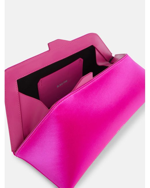 The Attico Pink ''8.30Pm'' Oversized Clutch