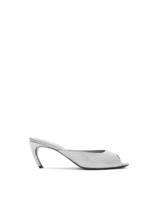 The Attico White Ada' Mule