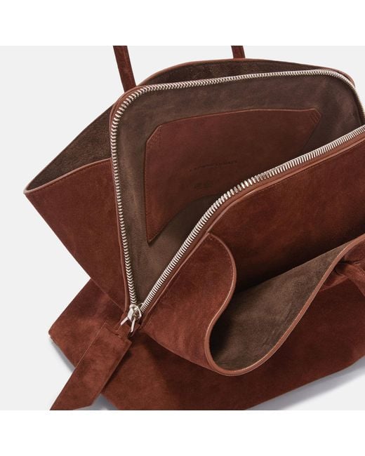 The Attico Brown La Passeggiata Medium' Top Handle