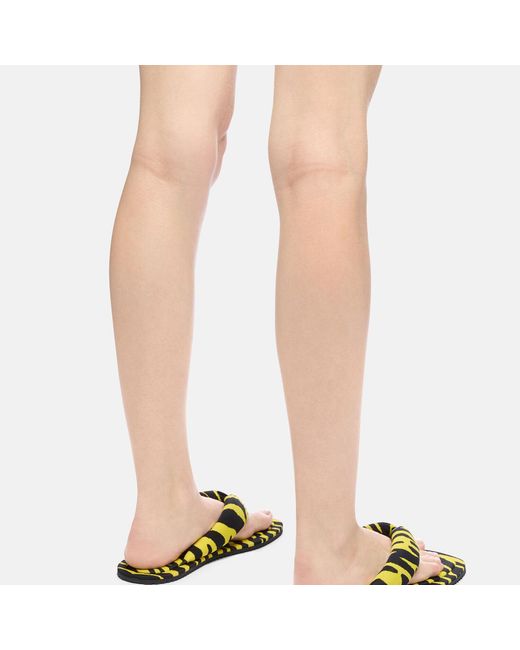The Attico Yellow Indie' And Flat Thong