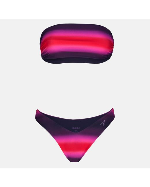 The Attico Pink And Fuchsia Bikini